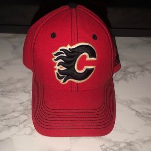 Calgary flames adidas hat